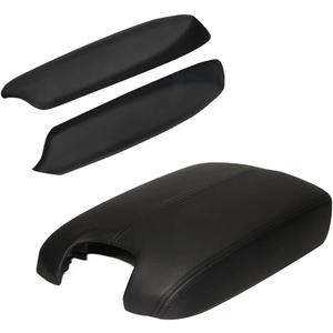 A ABIGAIL Compatible with 2008 2009 2010 2011 2012 Honda Accord Sedan Center Console Armrest Cover & Front Door Panels Armrest (Black)
