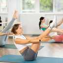 5 Paris Cute Pilates Grip Socks for Women Ruffle Embroidery Non Slip Cotton Yoga Socks for Ballet Barre Workout Hospital Pilates Lover Gifts (White)