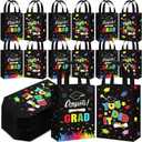 Sweetude 36 Pcs 2026 Graduation Gift Bags with Handles Reusable Congrats Grad Tote Bags for College Graduation Party Supplies