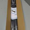 Tension Curtain Rod 51-165In(4.25-13.75Ft), Extra Long Outdoor Curtain Rod No Drilling for Window or Bathroom Patio, Adjustable Spring Shower Rod, Easy to Install Never Rust, Rod Diameter 1.26In-Black