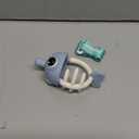 Baby Teething Toys 0-6 Months, Mombella Clownfish Teething Toys 6-12 Months, Baby Teether Toys with No Drop Strap, Silicone Baby Teething Relief Chew Toy, Easy to Hold for Infant, BPA Free, Blue