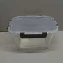 2 Pack Large Glass Storage Containers with Lids 85oz/10.5cup Big Airtight Glass Food Storage Containers for Rotisserie Chicken Watermelon Meal Prep, BPA Free, Freezer Dishwasher Oven Safe (gray)