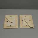 Denylo pro 2 Pcs Baseball Picture Frame 4x6 Inch Baseball Tabletop Picture Frame Sports Theme Photo Frame Wood Frame Gifts for Fathers Day Team Player Women Men Athletes