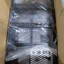 Folding Hitch Mount Cargo Carrier Basket 60x20x6 Rear Luggage Rack Basket,500LBS Capacity, Hitch Mount for 2" Receivers, Powder Coating, Heavy Duty, Durable, Easy Assembly, Straps Stabilizer