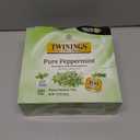 Twinings Pure Peppermint Herbal Tea Individually Wrapped Bags, 100 Count (Pack of 1), Fresh Minty Flavour, Naturally Caffeine-Free, Enjoy Hot or Iced, 100 Teabags