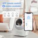 CATLINK Self Cleaning Automatic Litter Box for Cats - Hands-Free Cleanup with App Control, Double Odor Removal - Extra Large Size for 3.3~22lbs Cats - Smart Robot Cat Litter Box 