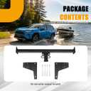 2" Rear Trailer Hitch Fit for Toyota RAV4 19-26, Towing Hitch Receiver