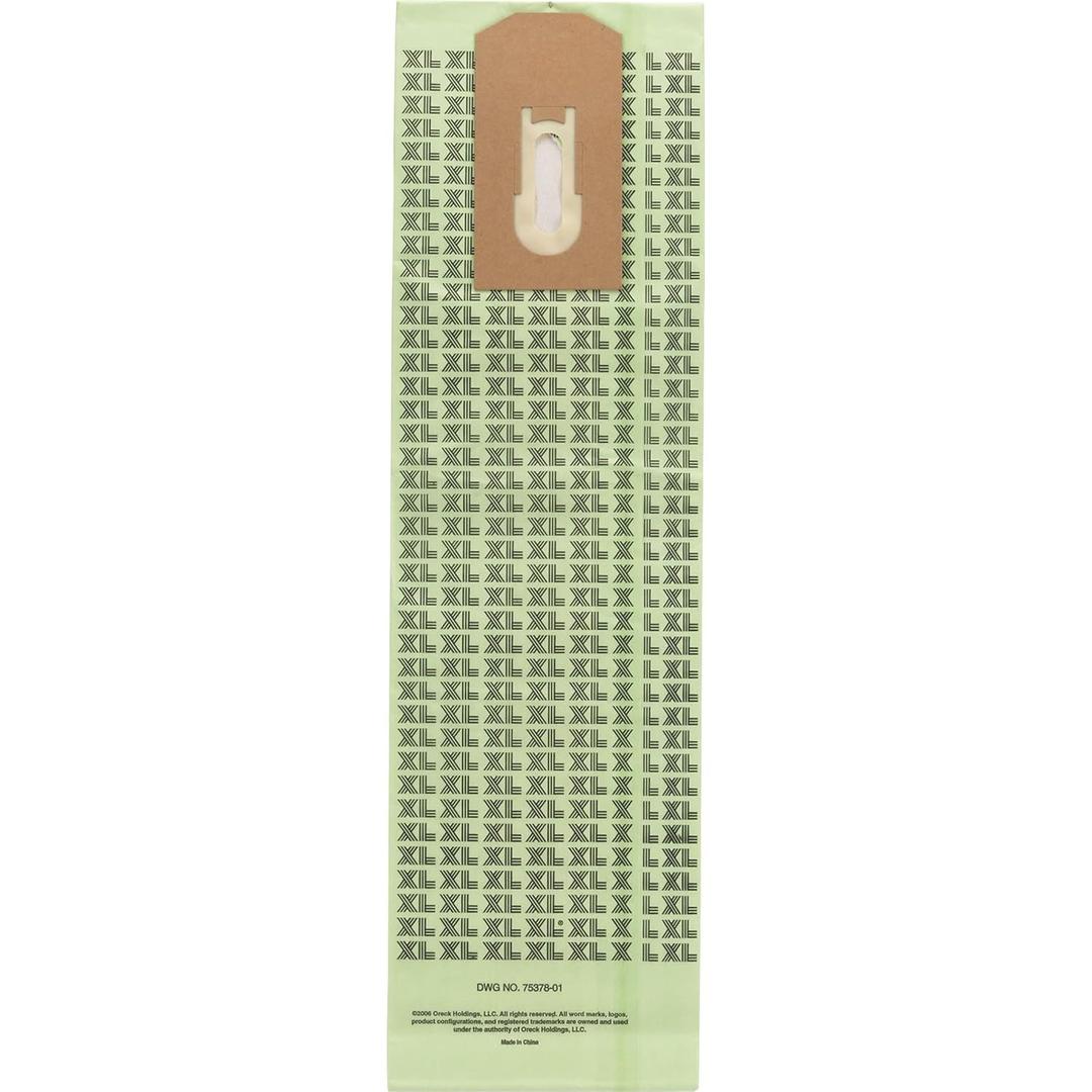 Oreck Commercial XL Upright Vacuum Cleaner Bags, Pack of 25, Advanced Filtration, Disposable, Oreck Vacuum Cleaner Bags for Use in U2000 Series Upright Vacuums