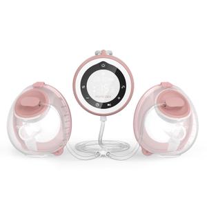 Momcozy Breast Pump Hospital-Grade Light, with 3 Modes|15 Levels, Deep Pink