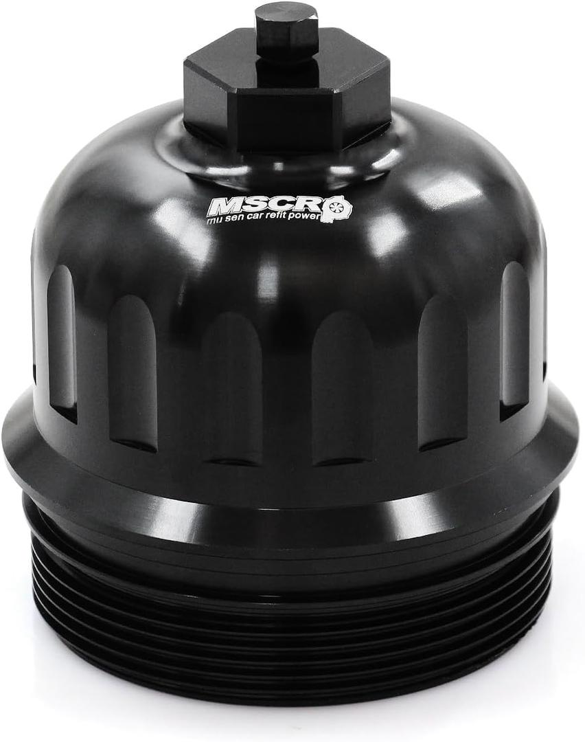 Billet Fuel Filter Housing Cap Compatible with 2017-2019 Chevy/GMC 6.6L L5P Duramax Diesel 134001 2500HD 3500HD (without TP1015 fuel filter)
