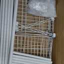 Ulif E7 Heavy Duty Garment Rack, Clothes Organizer and Storage Rack with Expandable Hangers, Metal Clothing Rack with 6 Wire Shelves, (52.3"-72") W x 14.5" D x 71.2" H, Load 838 LBS, White