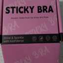 Ultra Push up Sticky Bra Pads | Double Sided Adhesive Inserts | Stick on for Sports Bra Swimsuit (Medium, Beige)