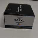 962XL Ink Cartridge Combo Pack Compatible for HP 962XL 962 Ink Cartridges Work with HP Officejet Pro 9018e 9015e 9018 9012e 9015 9010 9018e 9012 9025e 9025 9020 Printers (4 Packs)