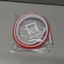 Flexible Quarter Round Molding Double Sided Self Adhesive Peel and Stick Bendable Molding Trim for Floor, Bathrooms, Cabinet Edge, Countertops, Kitchens (39inch)