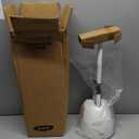 OXO Good Grips Toilet Plunger with Cover, White