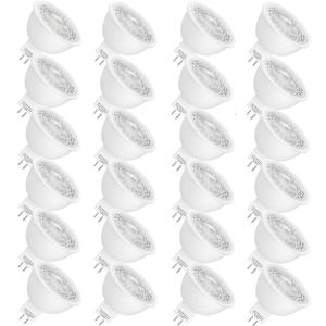 Mlambert 24 Pack MR16 LED Bulbs 50W Halogen Equivalent 5000K,5W GU5.3 MR16 12V Spotlight Bulb,Non-Dimmable,45Beam Angle for Landscape Track Light Recessed