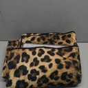 Aukib Leopard Rug 3x5 Sexy Modern Print Small Area Rug Washable Kitchen Rugs Non-Slip Carpet for Dining Room,Dormitory Decoration