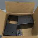 Yosoo Heavy Duty Galvanized Gazebo Bracket, Stable, Powder Coated for Outdoor Buildings,Balconies, Courtyards,Parks, Gazebo Bracket,Firm,Black (3 Way