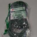 IRON FORGE CABLE 25 Foot Outdoor Extension Cord with 3 Electrical Power Outlets - 16/3 SJTW Durable Green Extension Cable with 3 Prong Grounded Plug for Safety