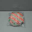 HAKOTI Peppermint Christmas Decorations Tableware, Candy Christmas Decorations includes Peppermint Plates and Peppermint Napkins, Candy Cane Plates and Napkins for Peppermint Candy Decorations