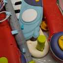 Hitish 3 in 1 Baby Play Mat Gym, Kick and Play Piano Gym with Music Light, Activity Tummy Time Play mat with 5 Learning Sensory Toys, Infant Gifts for Newborn Baby Toddler 0-14 Months