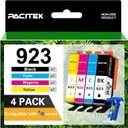 923 Ink Cartridges Combo Pack Replacement for HP 923XL Ink Cartridges for HP Printers Work for HP OfficeJet Pro 8130e 8135e 8139e 8138e 8122e 8124e 8120e 8120 8122 Printer Ink (4 Pack)