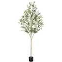 FEELEAD 7FT Olive Trees Artificial Indoor – Faux Tree 7 Feet for Home Decor