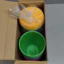 Sieral Cups with Straws and Lids Kids Tumbler with Straw Reusable Water Bottle Iced Coffee Travel Mug Adults Plastic Cups for Parties 16 oz (Candy Colors, 30 Pack)