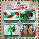 5 x Holiday Color 2 Psc Pigtail with Detachable Suction Cup Motorcycle Ponytail Bicycle Braids Hair Tails for Any Decorations Christmas