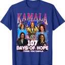 107 Days Kamala Harris T-Shirt, Size M