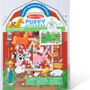 Melissa & Doug Puffy Sticker Play Set On The Farm, 52 Reusable Stickers with 2 Fold-Out Scenes, Restickable Animal Arts and Crafts Activity Book for Kids Ages 4+ - FSC Certified