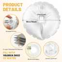 8 Pack Water Weight Bags for Balloon Column Stand And Balloon Arch, Openable Water Fillable Base for Party Wedding Graduation Decor Supplies Accessories, 10 lbs (White)