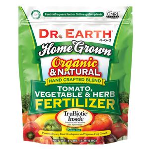 Home Grown® Tomato, Vegetable & Herb Fertilizer - Dr Earth