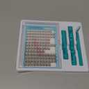 IVY Lash Clusters Kit Lash Extensions Kit Natural Lash Clusters Eyelash Clusters Wispy Individual Lashes Short 8-14mm D Curl Wispy Eyelashes Clusters(IVY Short Kit)