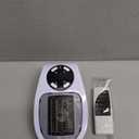 Mini Plug in Heater, Portable Wall Space Heater with Remote, Small Wall Outlet Heating with Adjustable Thermostat and 12H Timer, LED Display for Home Office Bathroom Indoor Use (Brown)