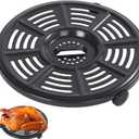 GCQ Air fryer Replacement Tray for Ninja Air Fryer 4 QT AF101 Air Fryer XL 5.5 Qt AF150 Max XL 5.5 Quart AF161, 8.2'' Food Grade Air Fryer Grill Pan Crisper Plate Accessories Tray Rack Parts