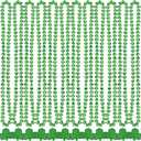 12 Pcs St Patricks Day Beads Necklace Bulk Green Shamrock Beads for Irish Party Favors & Supplies, Costume Accessories by 4E's Novelty