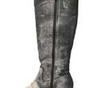 Corkys Footwear Hold Your Horses 1.5-Inch Riding Boots Washed Dark Blue Denim Size 7