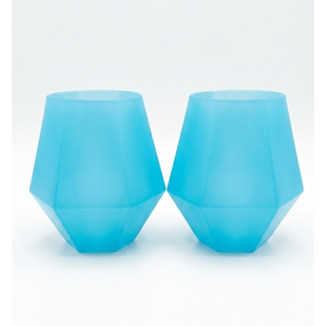 Diamond Silicone Wine Glasses