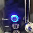 Roter Mond 2 Slice Toaster Retro Stainless Steel with Bagel, Cancel, and Defrost Functions, 6 Bread Shade Settings, Extra Wide Slots and Removable Crumb Tray, Black