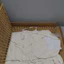 Greenstell Laundry Hamper with Wheels&Lid, 130L Large 3 Sections Clothes Hamper with 2 Types Removable Liner Bags, 5 Mesh Laundry Bags, Handwoven Divided Laundry Basket for Clothes, Natural