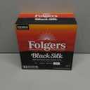 Folgers Black Silk Dark Roast Ground Coffee, 32 Keurig K-Cup Pods