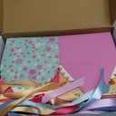 Small Floral Gift Boxes with Lids & Ribbons (20 Pack) 5.8 x 3.7 Empty Decorative Treat Boxes for Gift Giving, Baked Goods, Square Cookie Tins, Mithai Indian Sweets, Candy, Diwali, Bulk, Return, Cute (Standard)