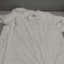 5 Pack: Men’s V-Neck Dry-Fit Moisture Wicking Active Athletic Tech Performance T-Shirt (White M)