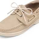 DREAM PAIRS Boys Dress Shoes Boat Shoes Slip on Loafers Casual School Shoes (Toddler/Little Kid/Big Kid),Size 6 Big Kid,Khaki,KKUMLS2502