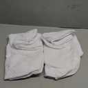 Yoofoss Waterproof Bassinet Mattress Pad Cover 2 Pack Fit for Rectangle Bassinet Mattress, Baby Bassinet Mattress Protector for Boys and Girls 34X19in (White)