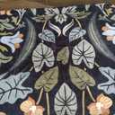 Lahome Claude Floral 8x10 Black Rugs for Living Room, Soft Washable Large Area Rug for Bedroom Dining Room, Botanical Lightweight Stain-Resistant Boho Carpet for Guestroom Indoor