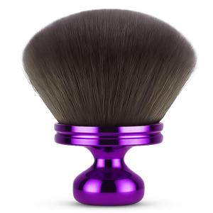 Extra Large Body Kabuki Makeup Brush - Self Tanner Brush for Streak-Free Tan, Soft Vegan Tanning Applicator-Full Body Foundation, Sunscreen, Bronzer & Shimmer Applicator Brush (Purple)
