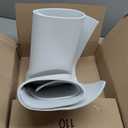 MEARCOOH EVA Foam Cosplay White 8mm Thick (1mm to 20mm) Large 35.5" x 59" Sheet Premium High Density 86 kg/m3 for Cosplay, Crafts Projects