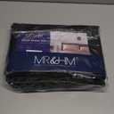 MR&HM Satin Sheets with Elastic Corner Straps, Twin Size 3-Piece Silky Bedding Set, Deep Pocket 15 Inches, Good for Hair & Skin (Twin, Black)